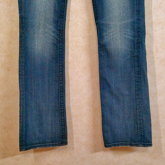 Miss Me Boot Jeans Rhinestone Rivets On Pockets Stretch Black Label Sz28/34 NWOT - Picture 6 of 11